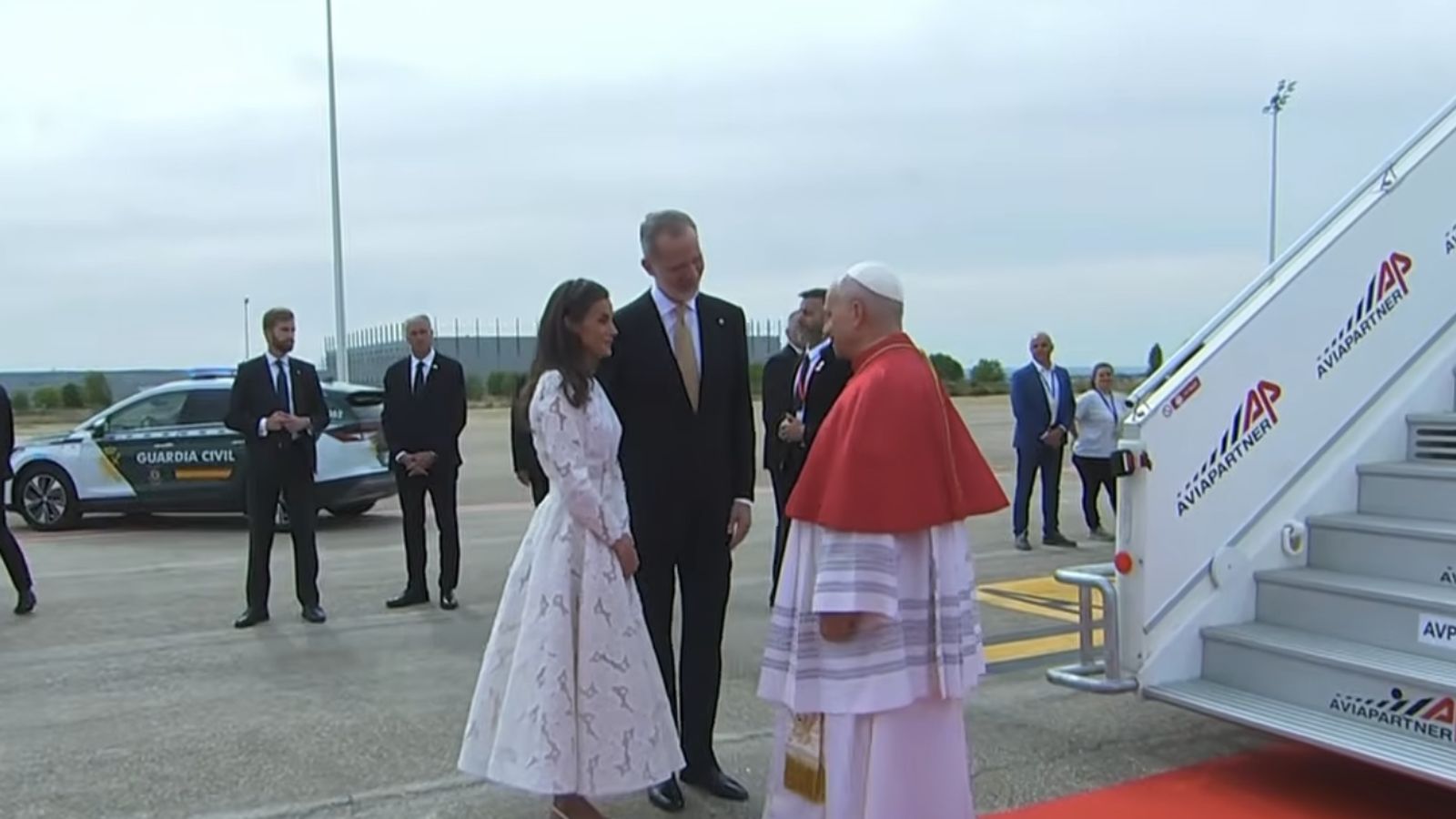Los Reyes, con el Papa