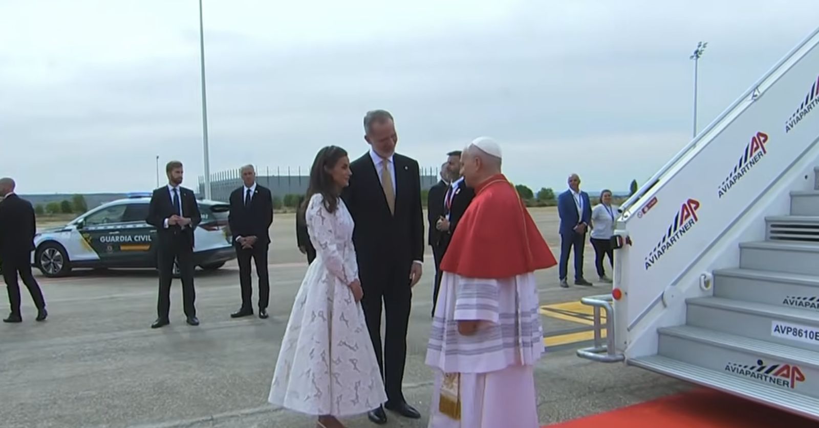 Los Reyes, con el Papa