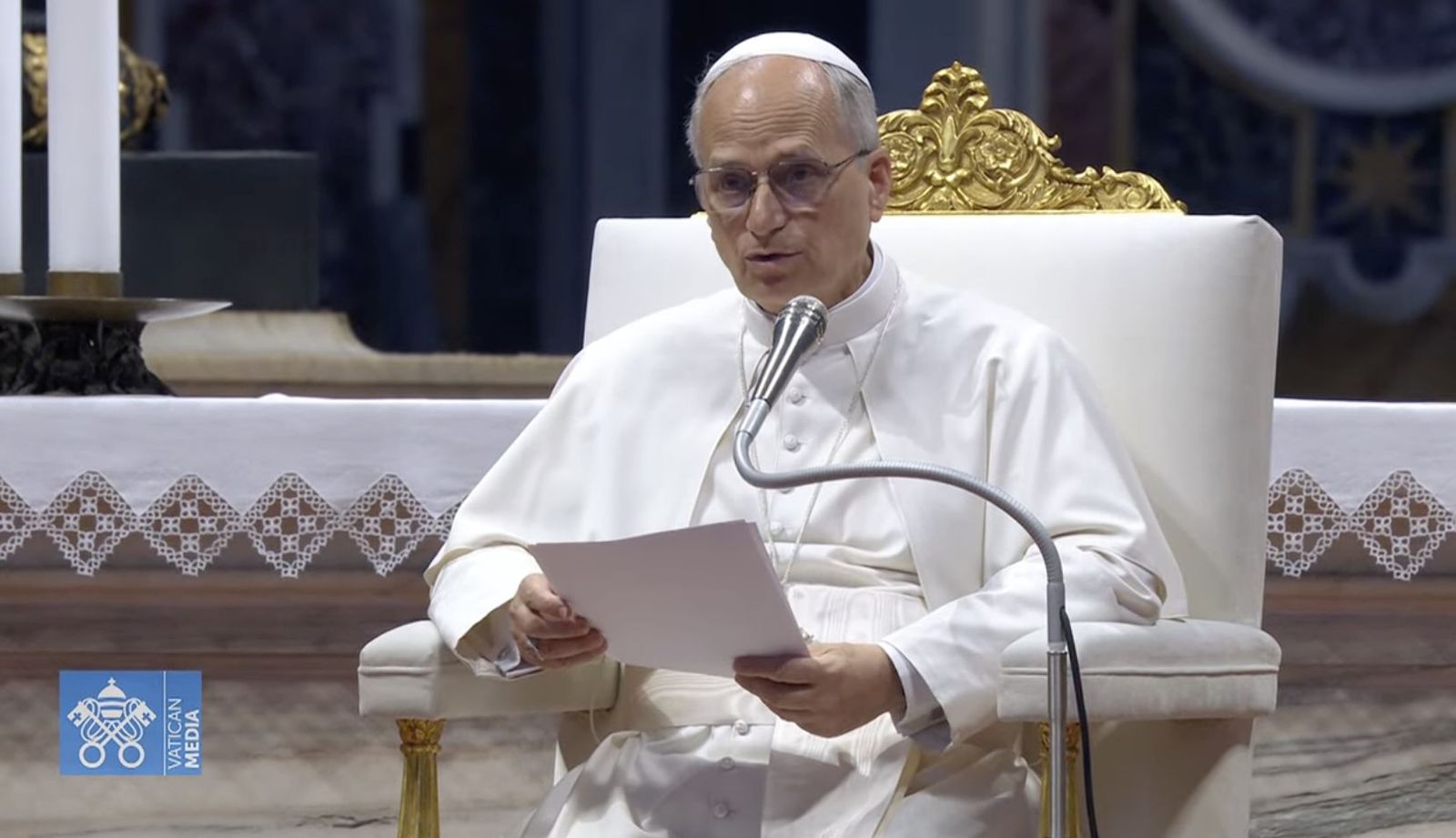 Leín XIV, en la audiencia jubilar