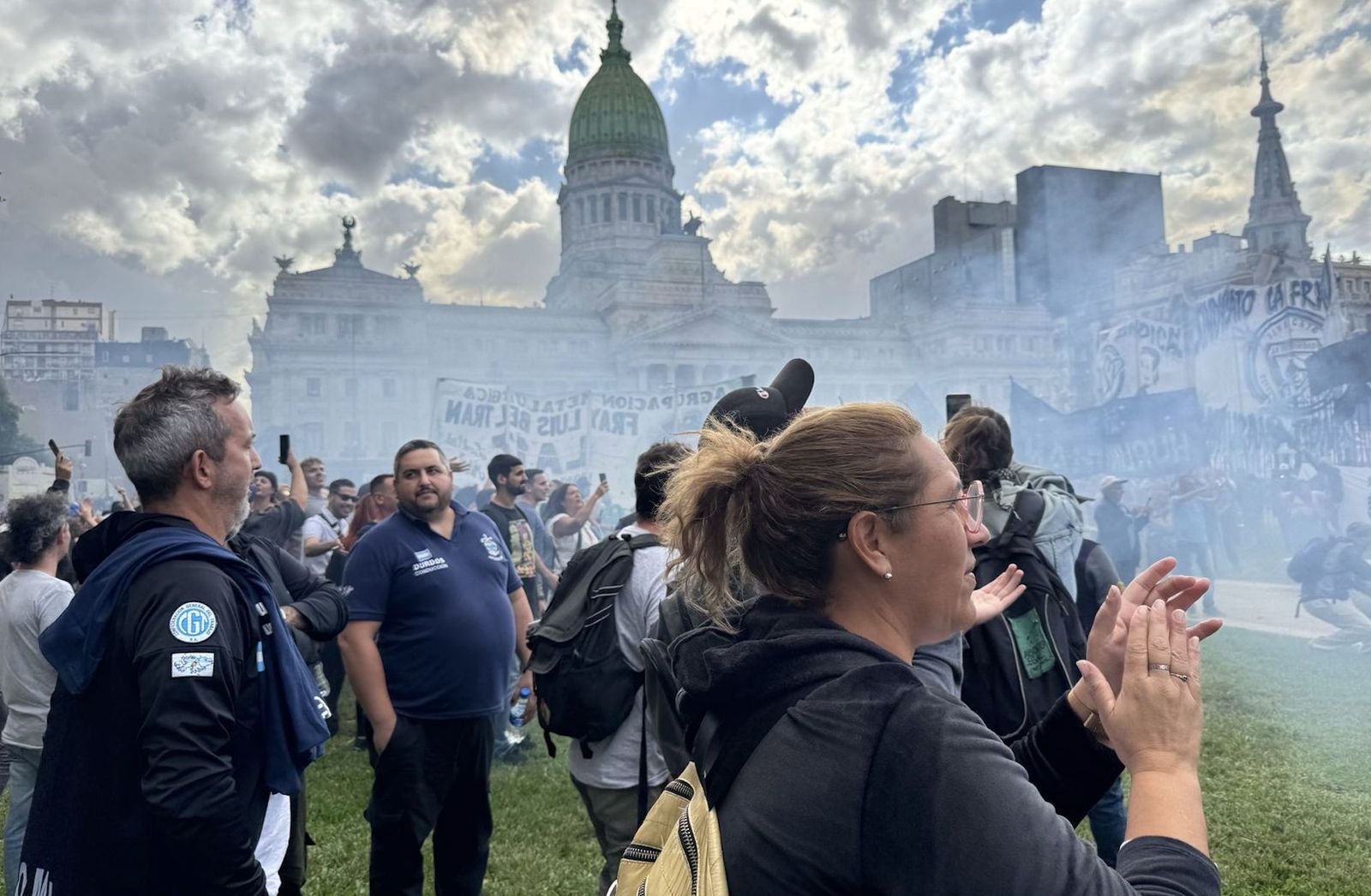 Manifestación de jubilados en Buenos Aires