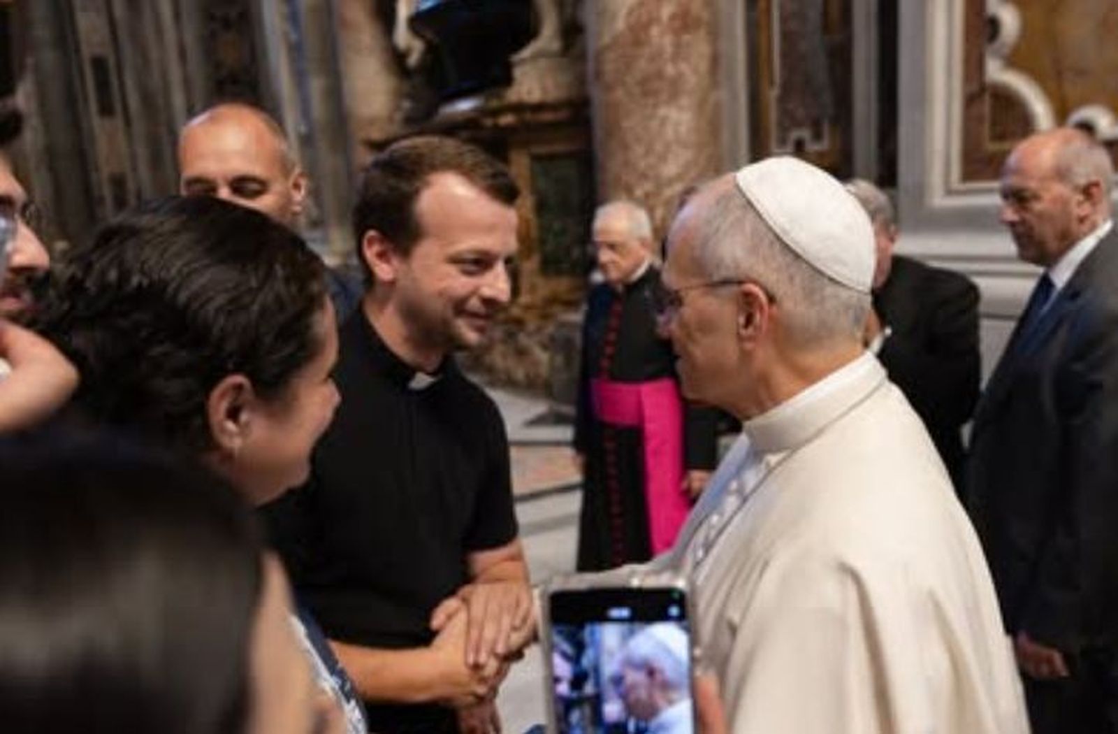 Los jóvenes de Terrassa con León XIV