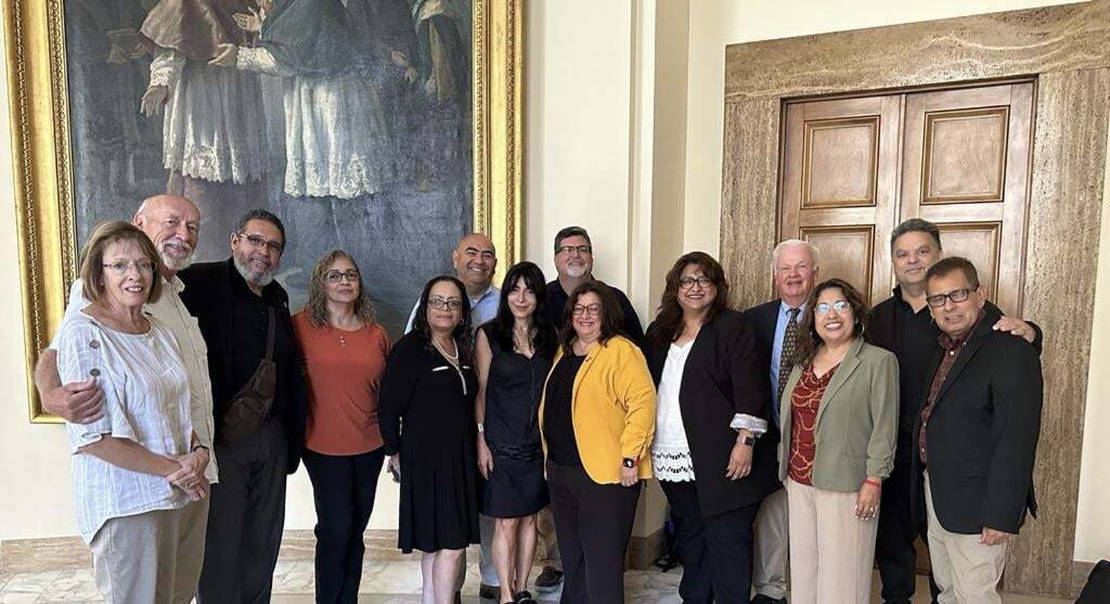 Emilce Cuda en Roma con líderes de EEUU