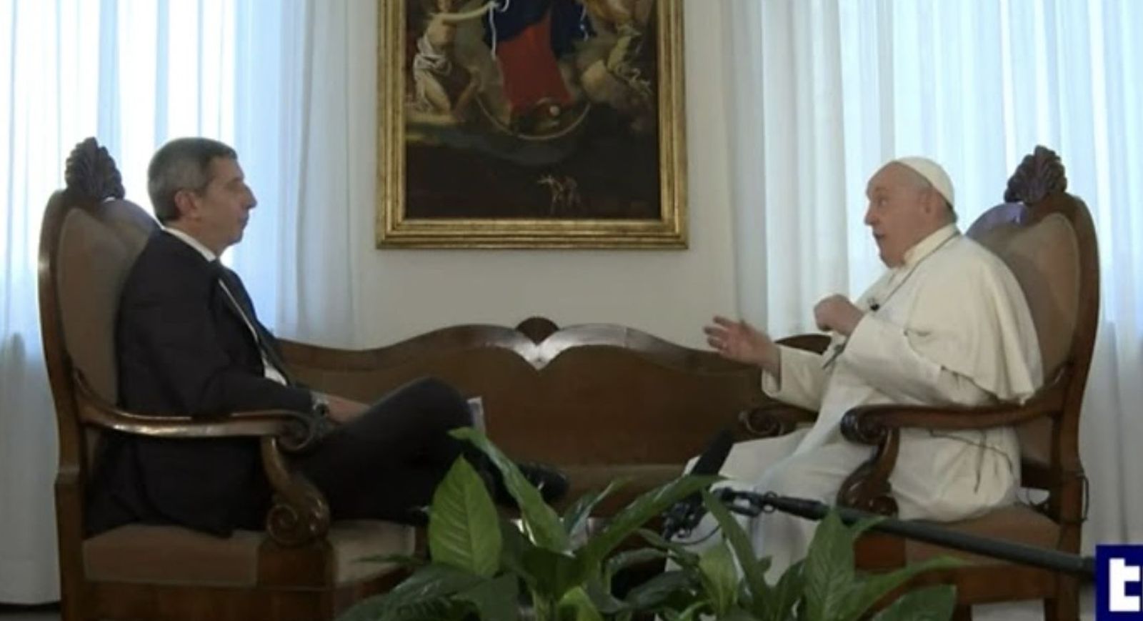 Francisco, en la RAI