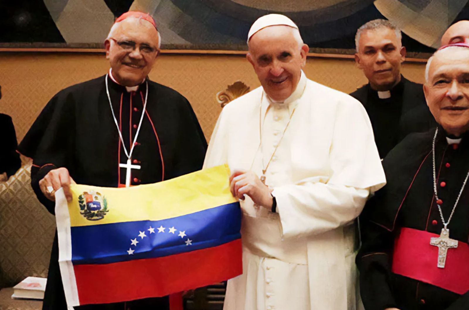 Francisco y el cardenal Baltazar Porras