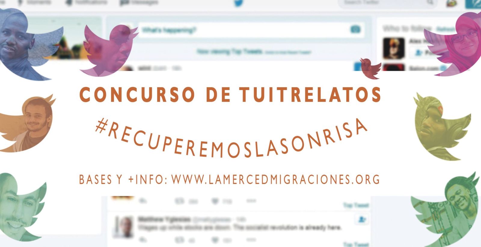 Concurso de 'tuitrelatos' de La Merced Migraciones