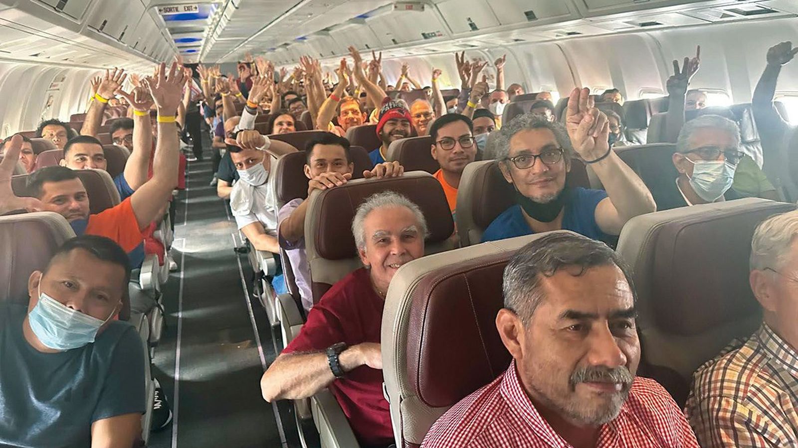 El avión del destierro a EE.UU. 9 de febrero de 2023