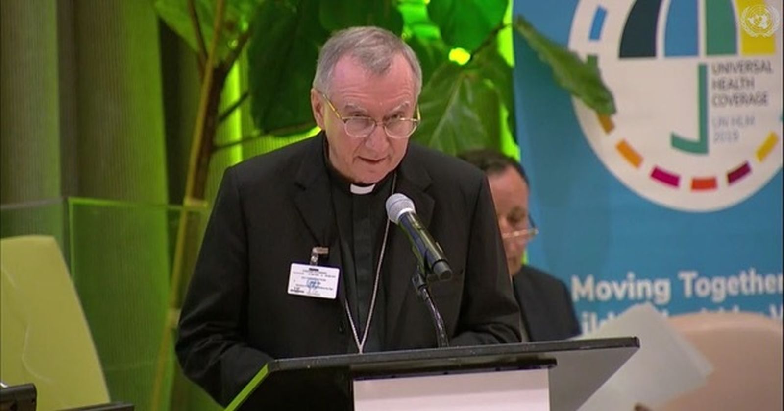 Parolin, en la cumbre de la ONU