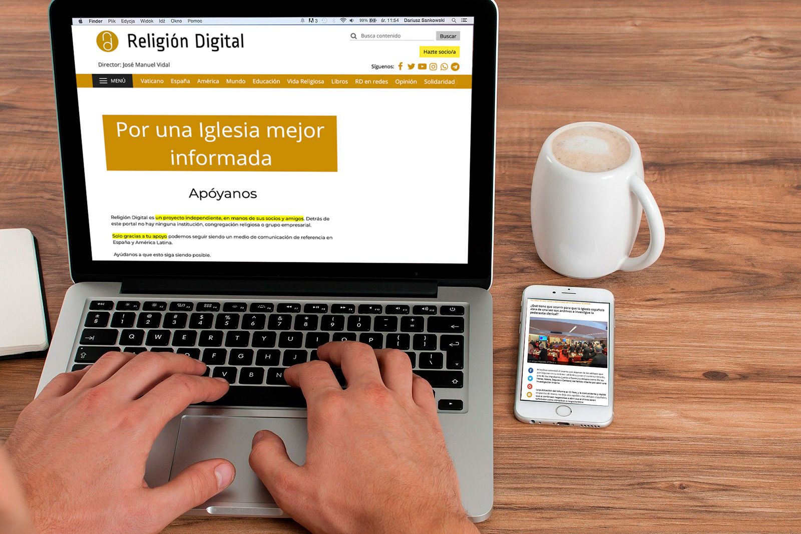 Por una Iglesia mejor informada, hazte socio/a hoy