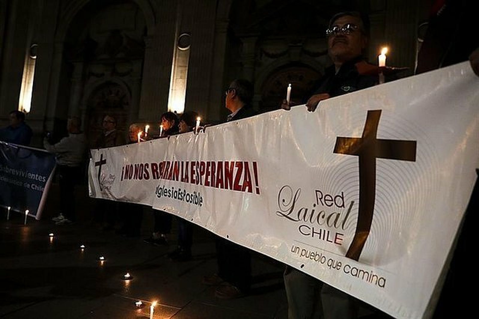 Protesta contra los abusos sexuales cometidos en el seno de la Iglesia católica chilena