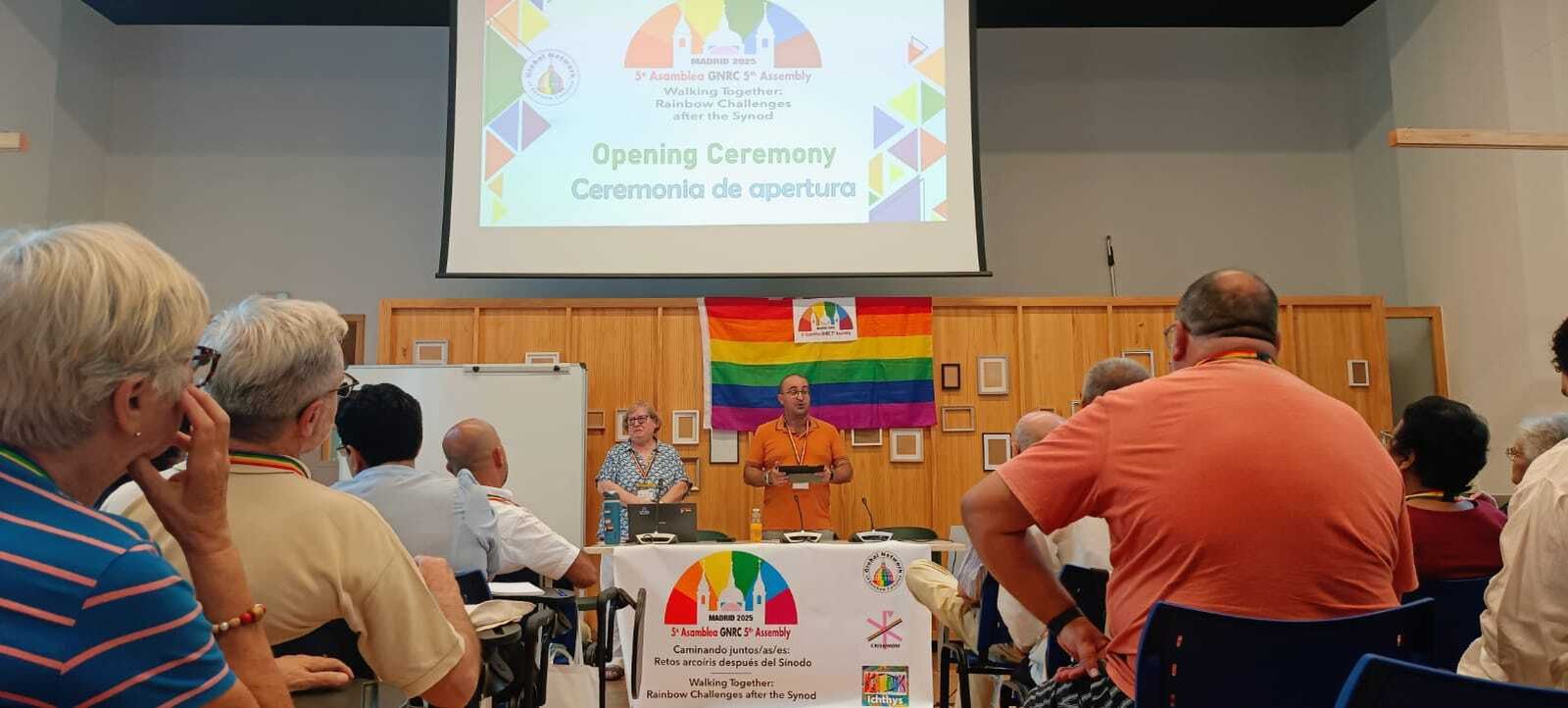 Apertura de la Asamblea Global de Católicos ArcoIris en Madrid