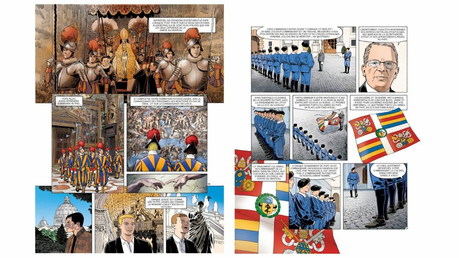 Historieta de la Guardia Suiza Pontificia