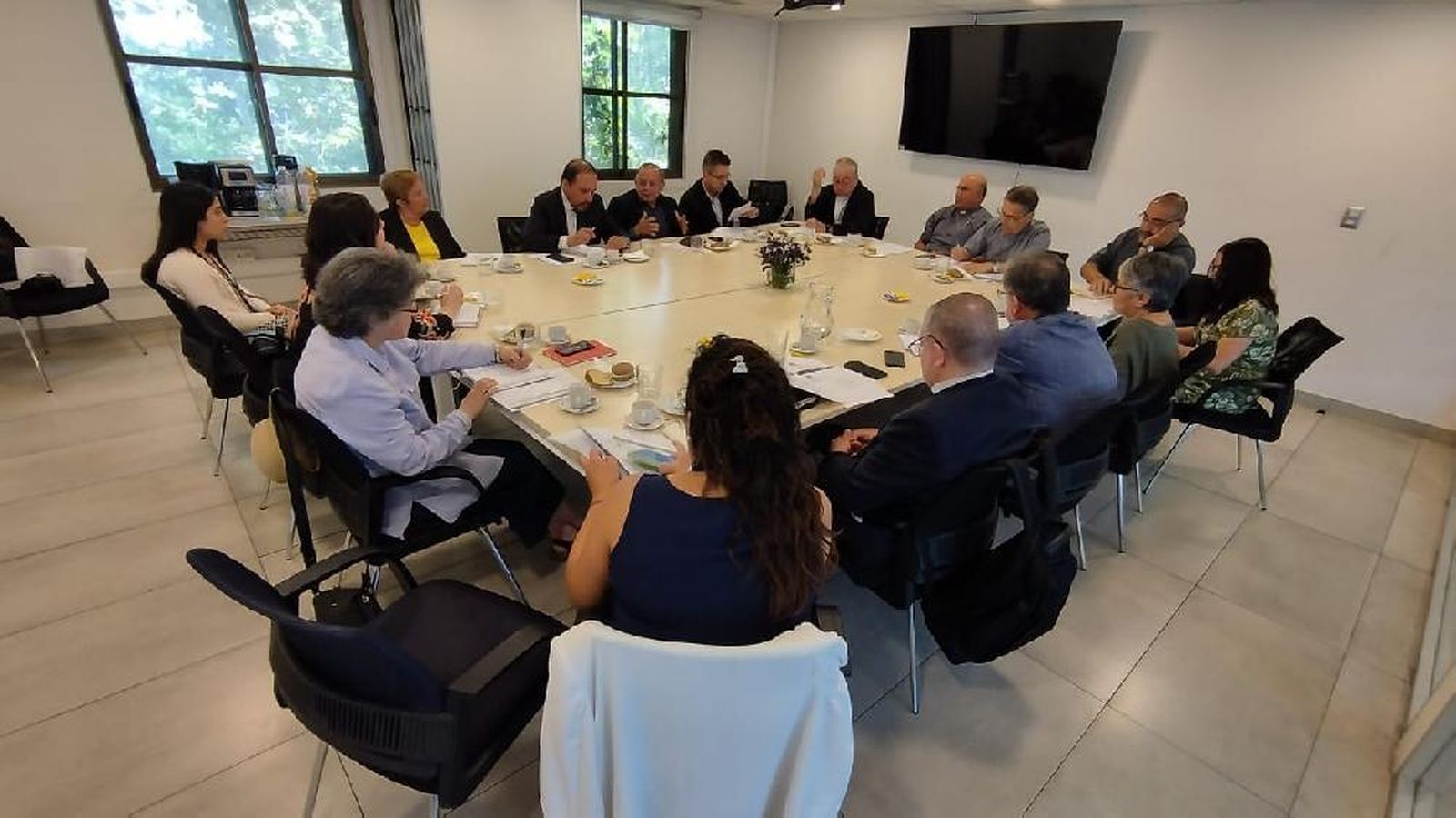 Reunión sobre migraciones en Chile