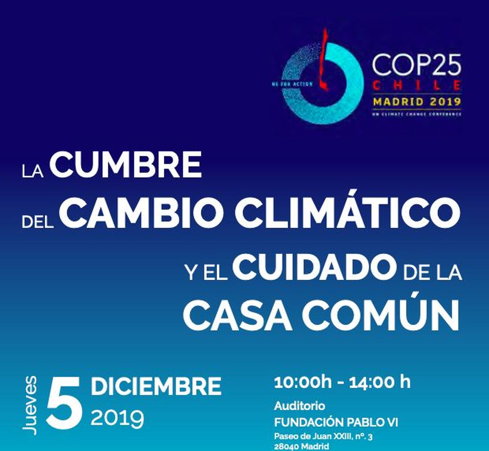 La Iglesia unida ante el desafío del cambio climático