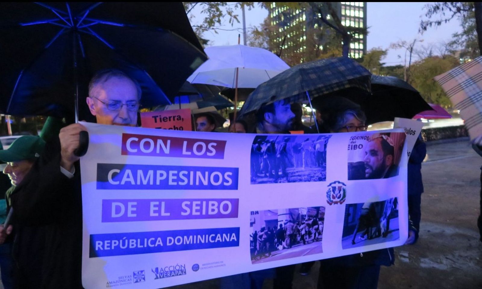 Concentración ayer por la tarde en Madrid