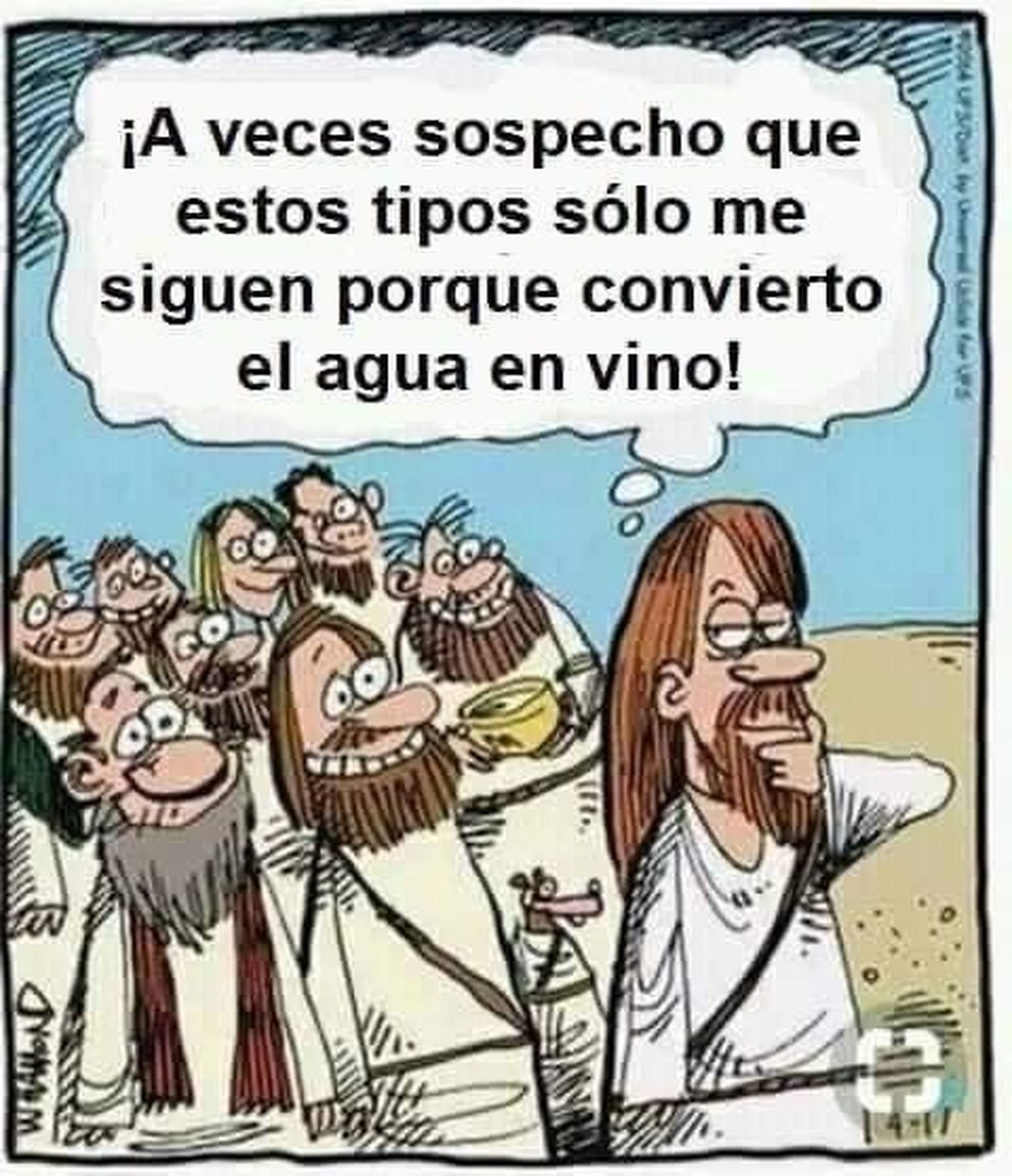 El agua en vino