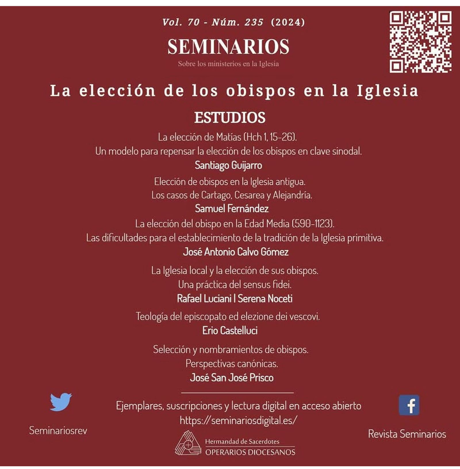 La elección de los obispos en la Iglesia. Aportes desde la historia, la teología y el derecho