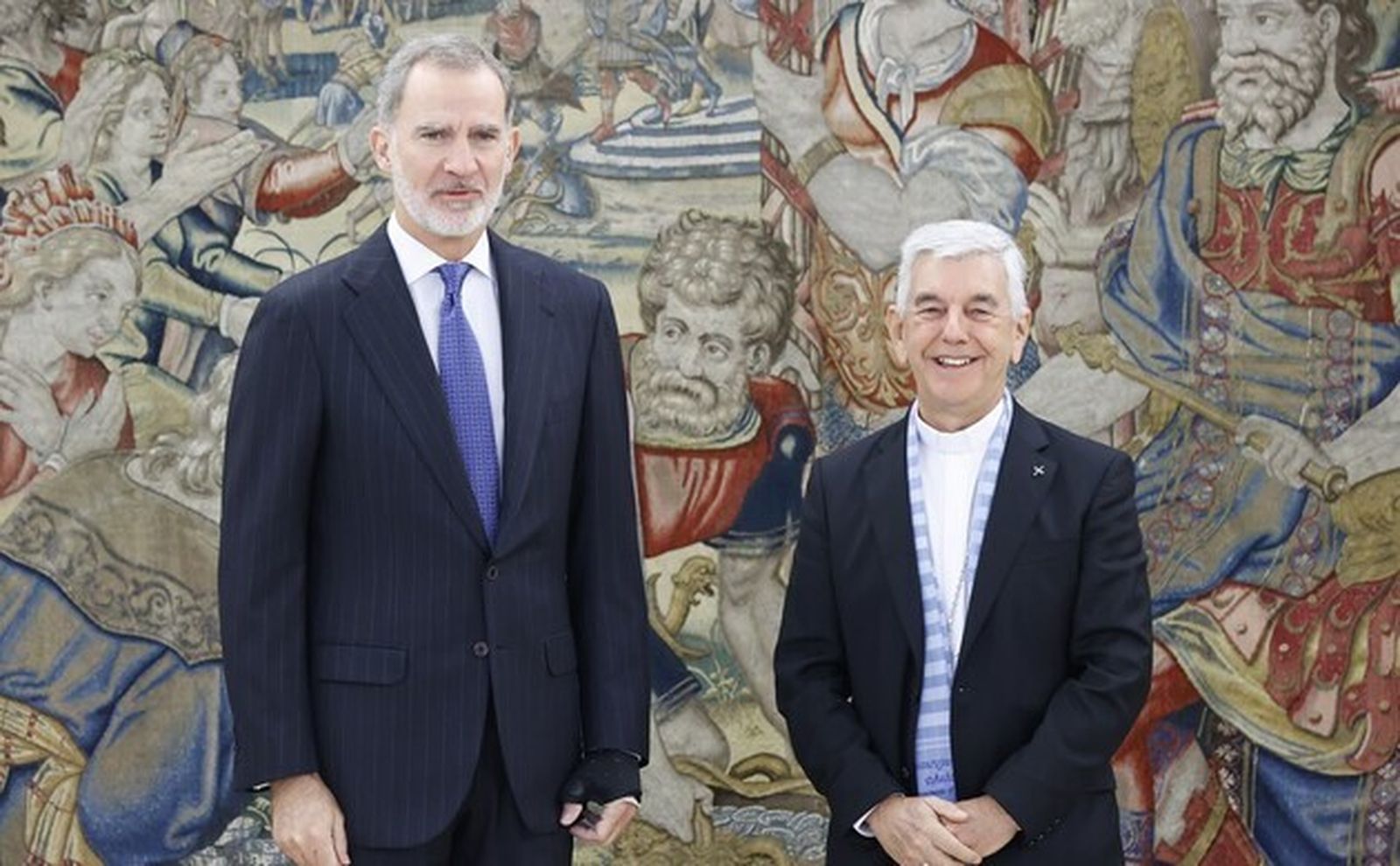Felipe VI, con Kike Figaredo