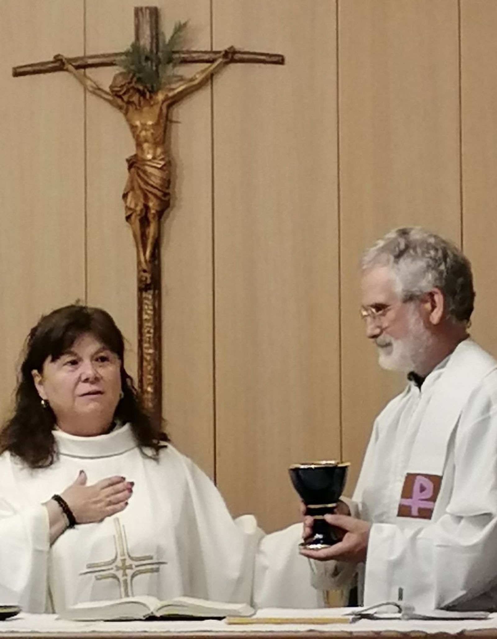 Cristina y su marido, Victorino Pérez