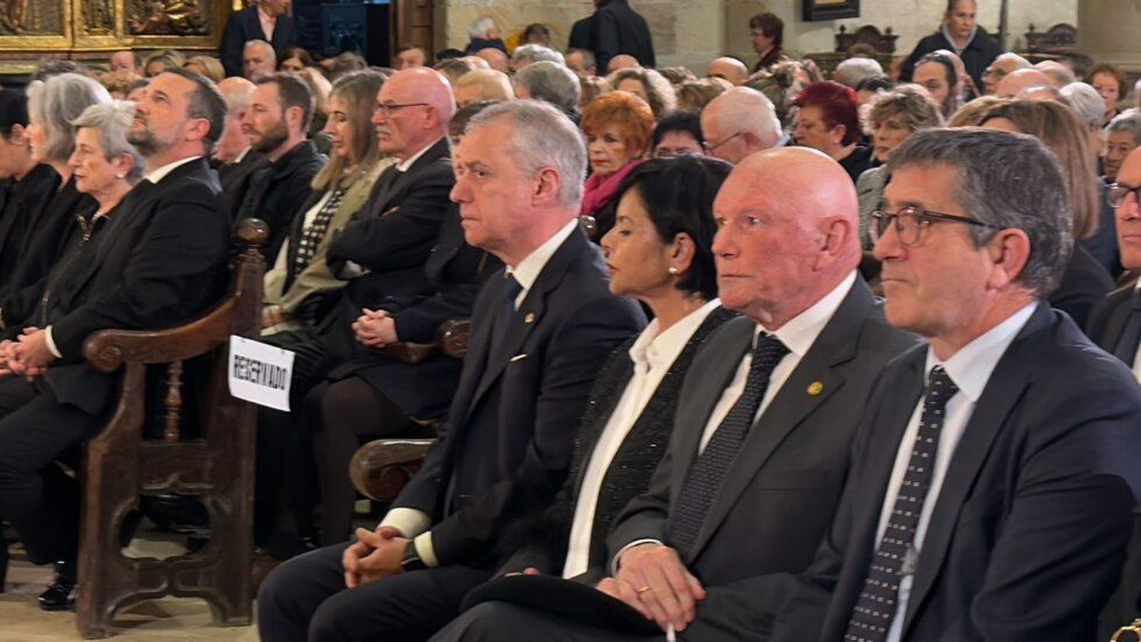 Los lehendakaris Urkullu, Ibarretxe y el socialista Patxi López