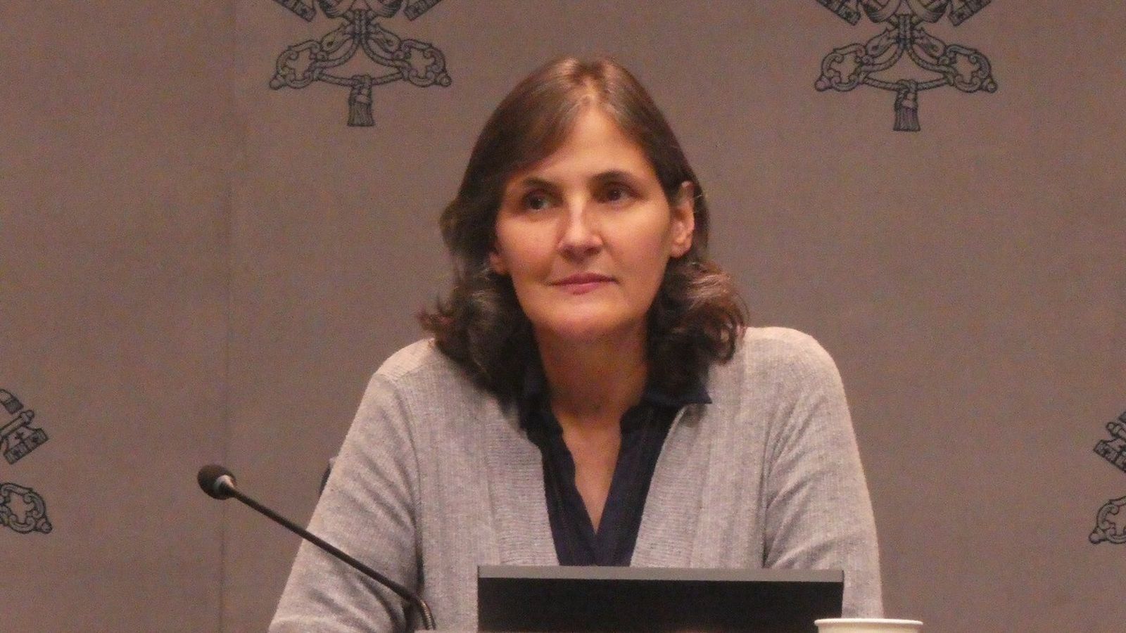 Liliana Franco en Sala Stampa