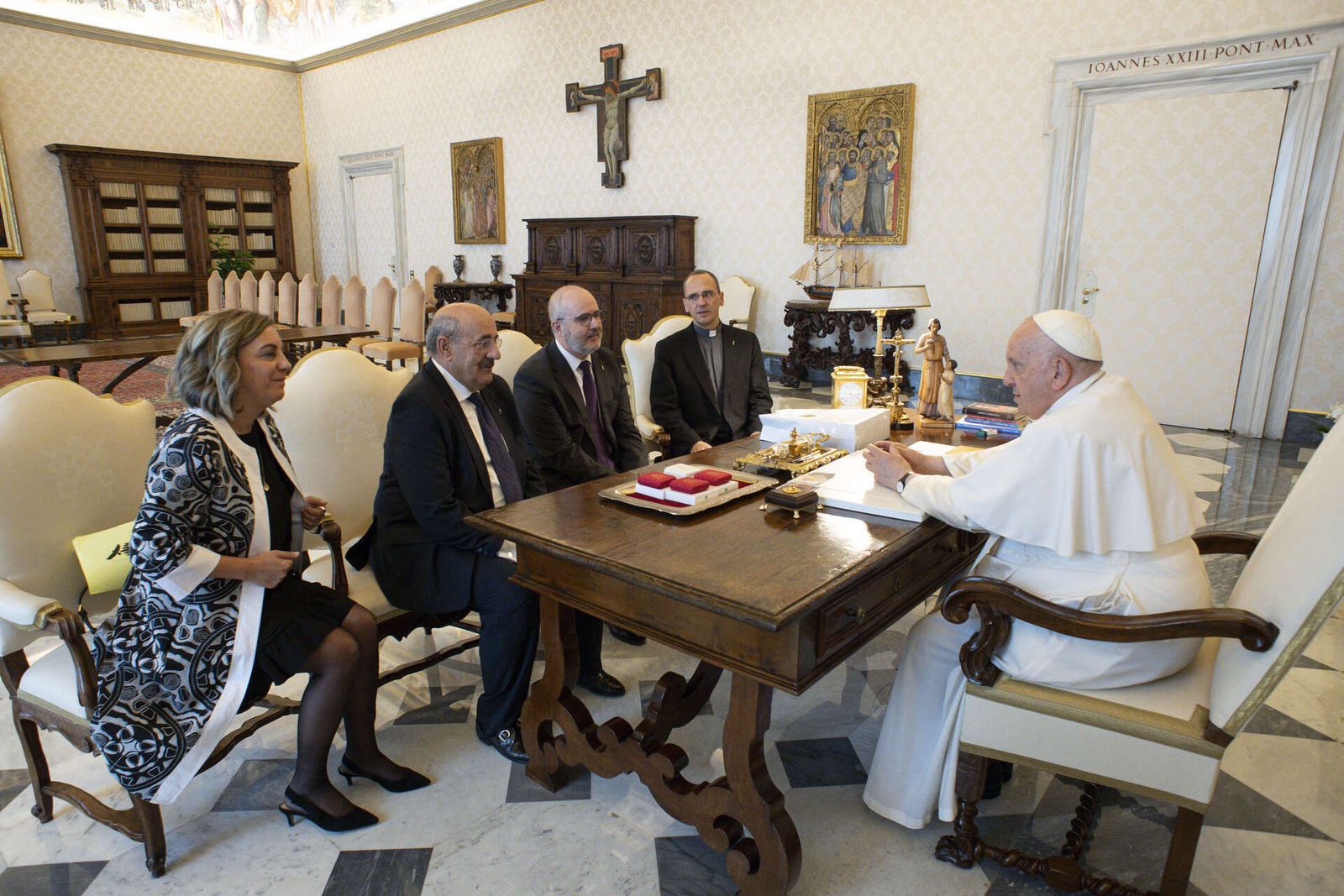 Francisco y periodistas de UCIPE