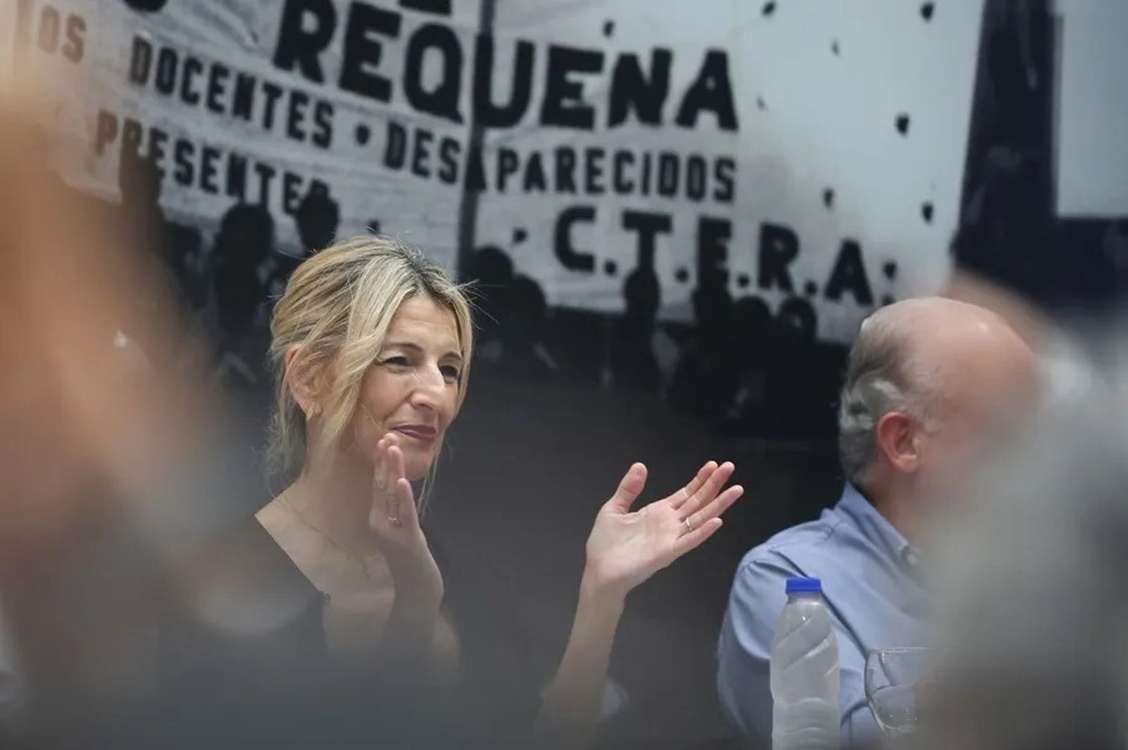 Yolanda Díaz en Buenos Aires (Argentina)