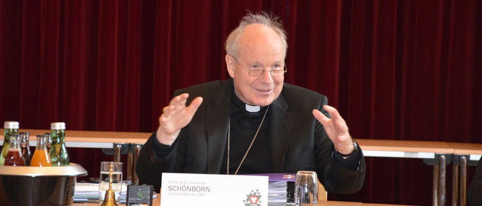 Cardenal Christoph Schönborn, presidente de la Conferencia Episcopal austriaca