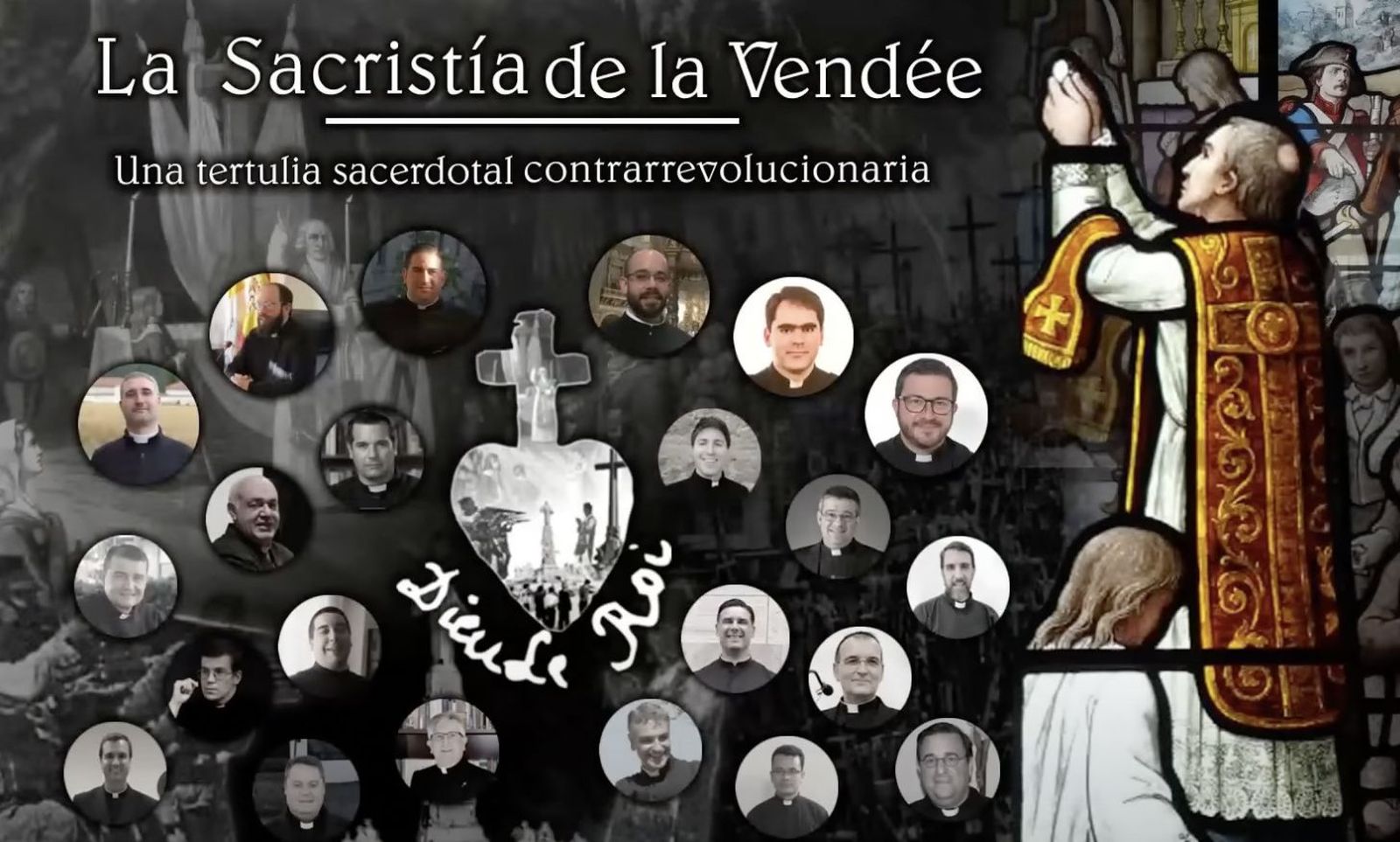 Cabecera de una de las tertulias de los curas integristas