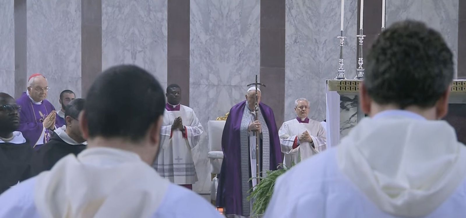 Papa, en San Anselmo