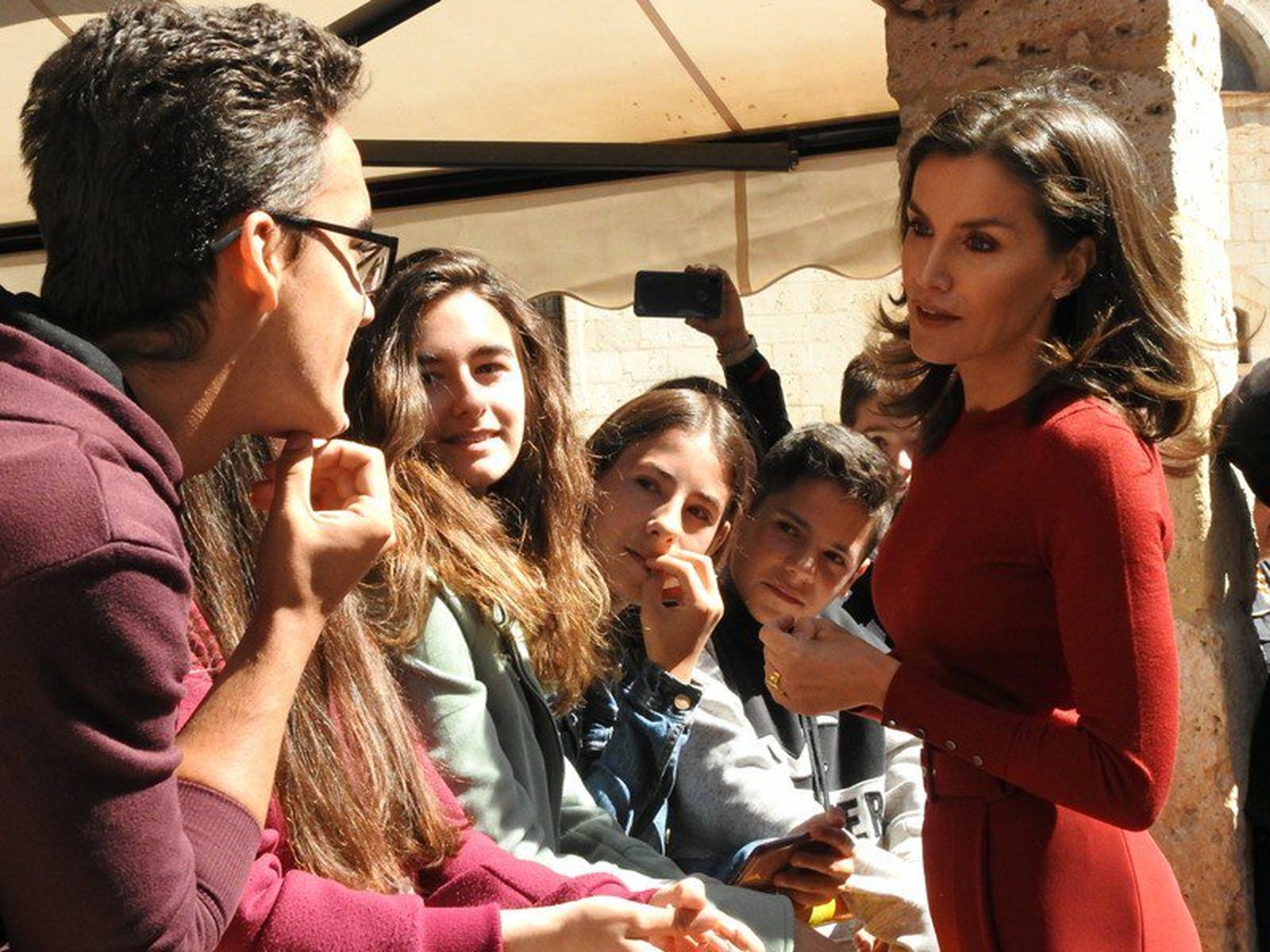 Letizia, en El Burgo de Osma