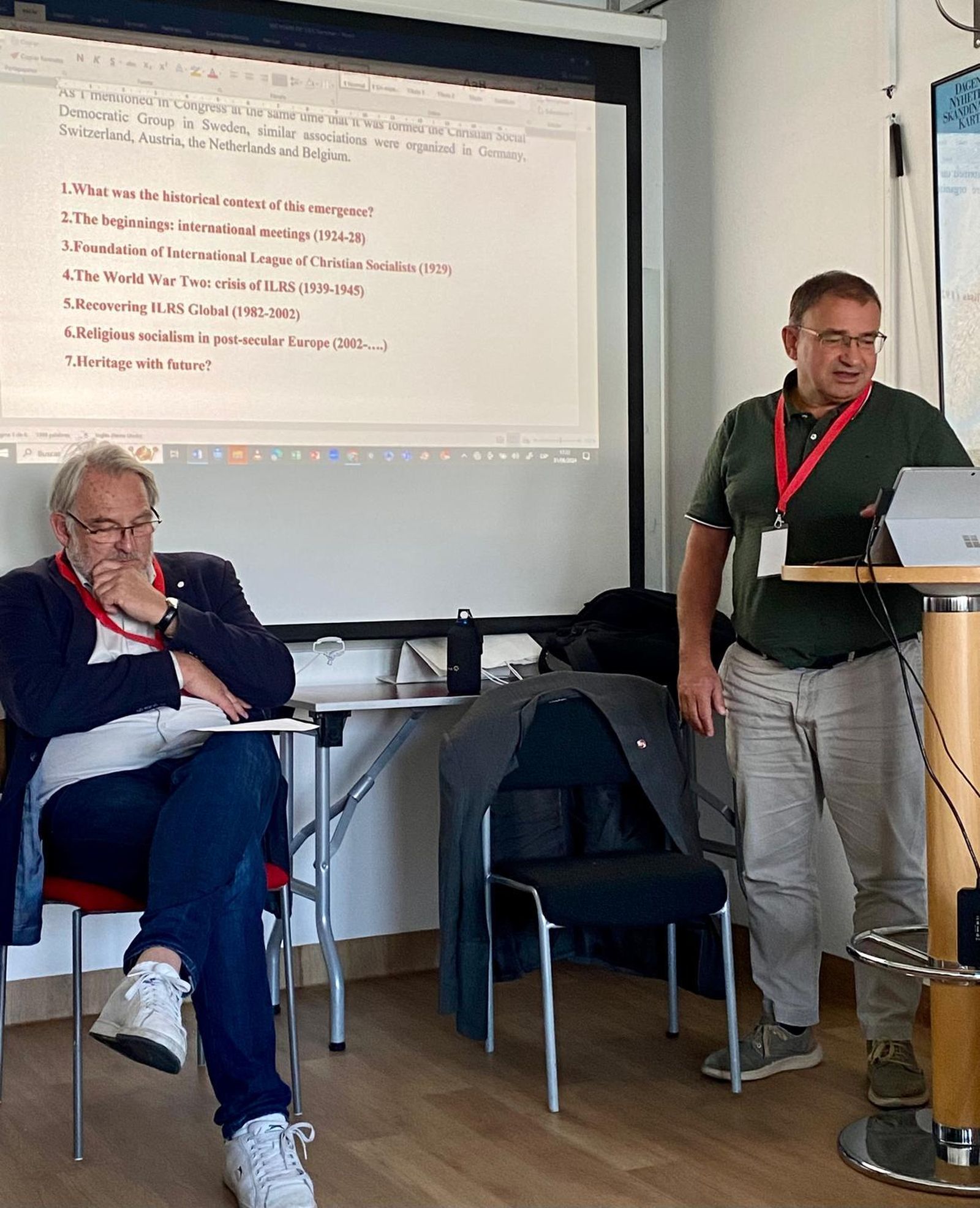 García de Andoin, en Estocolmo