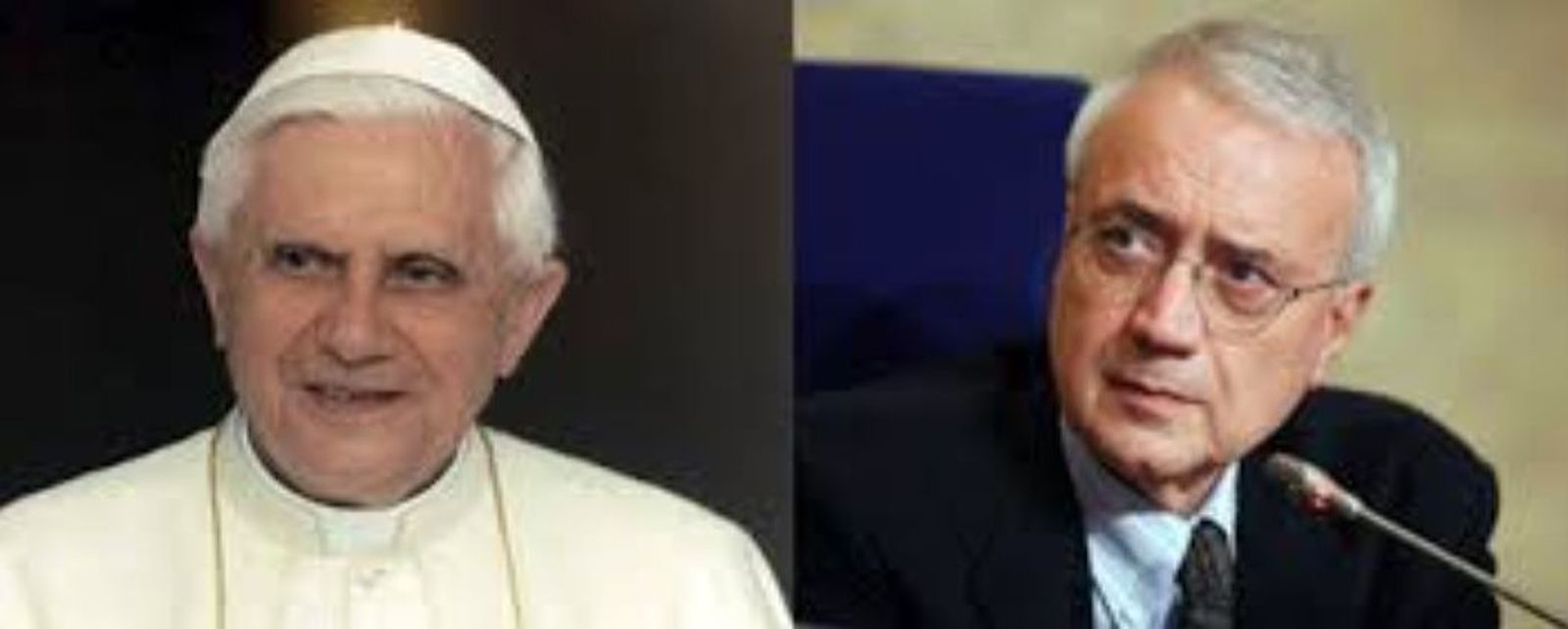 Benedicto XVI y Paolo Flores D Arcais
