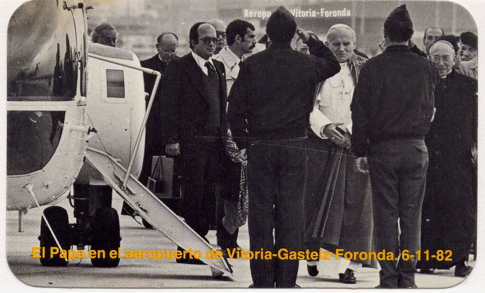 Juan Pablo II fue el segundo papa de la historia en pisar tierras alavesas