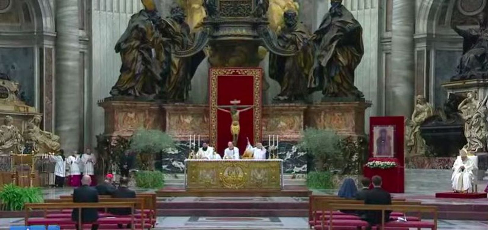 Francisco, en la misa de Jueves Santo