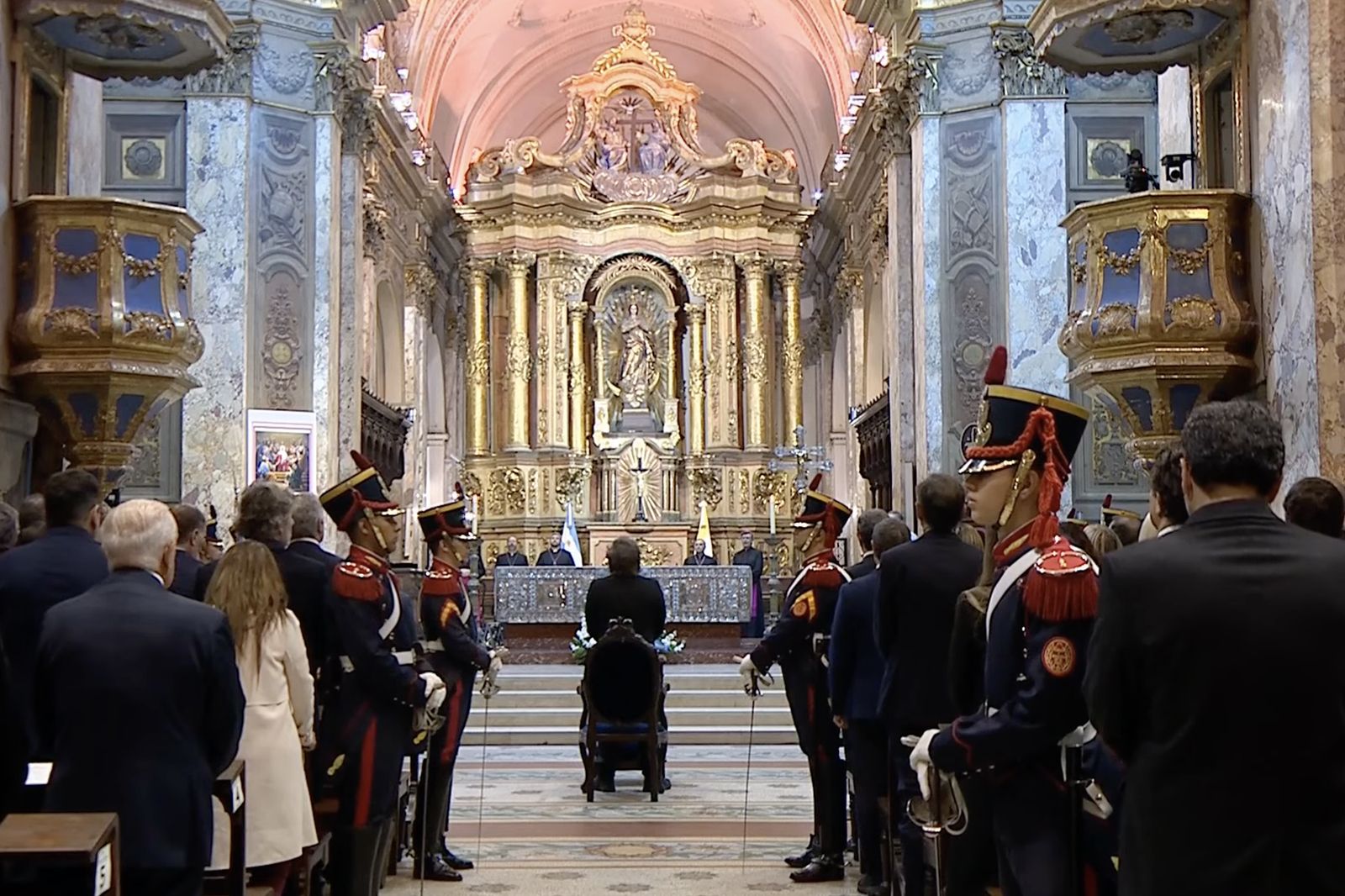 Milei, en el Tedeum