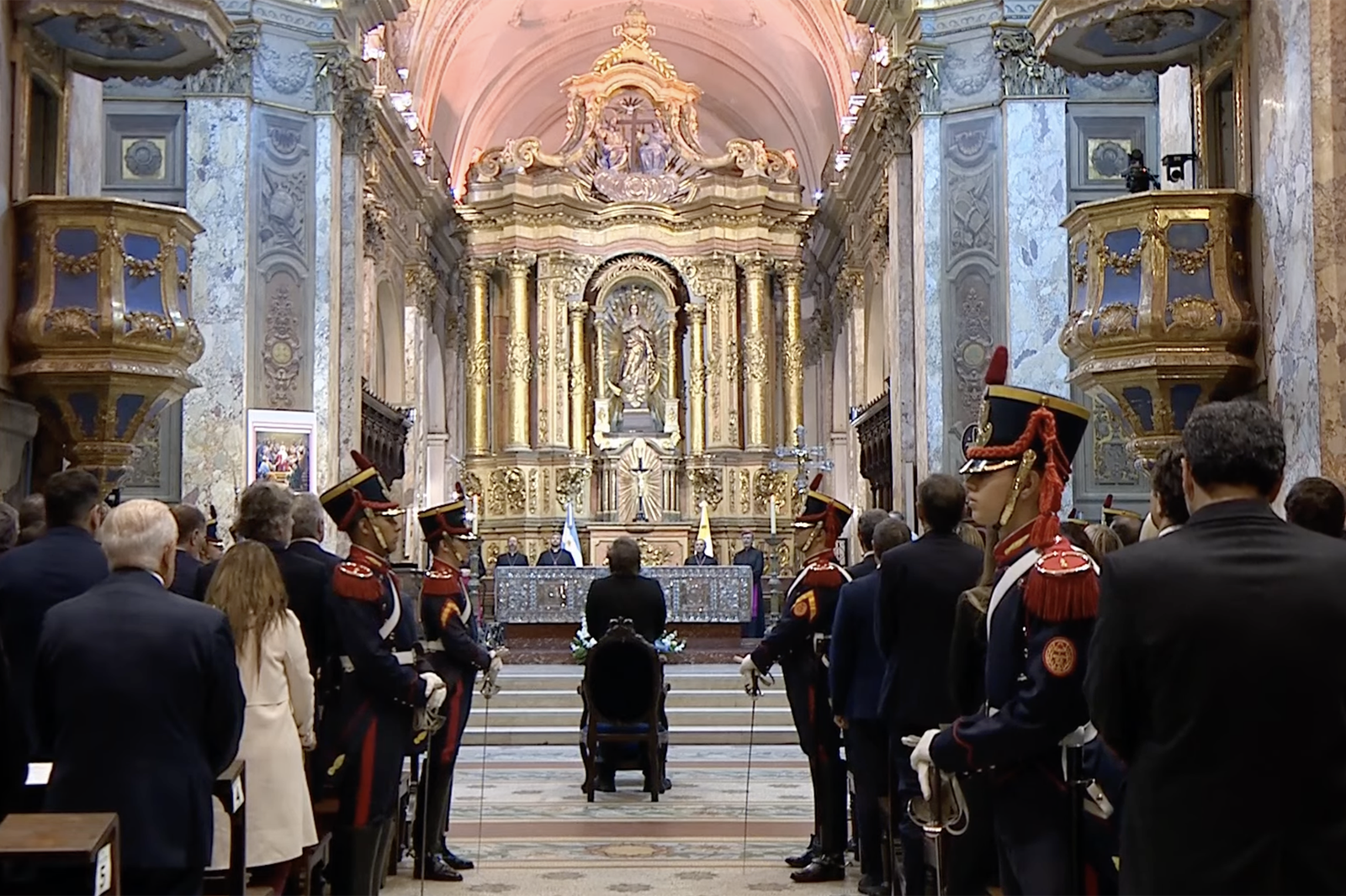 Milei, en el Tedeum