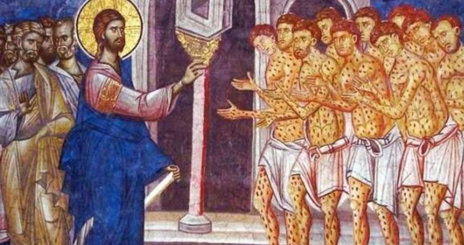 Jesús y los leprosos