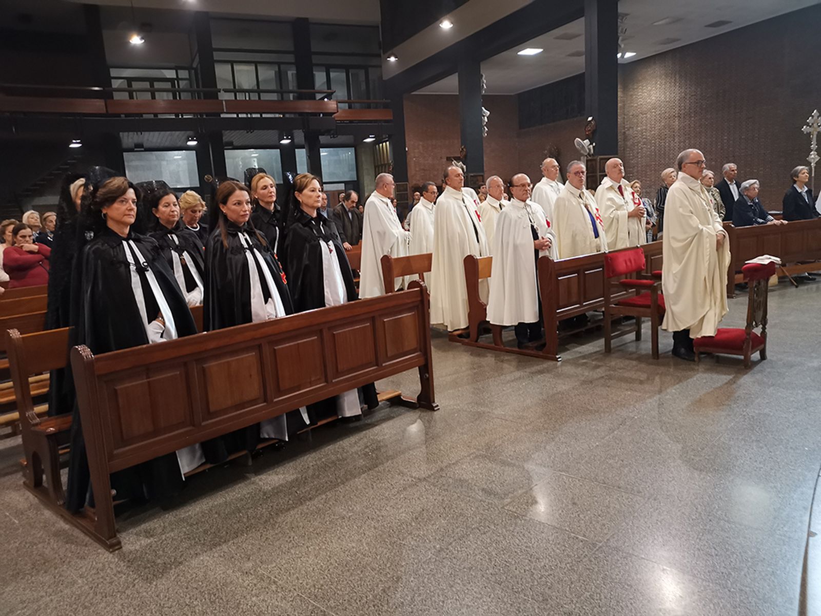 Ceremonia. Damas y caballeros