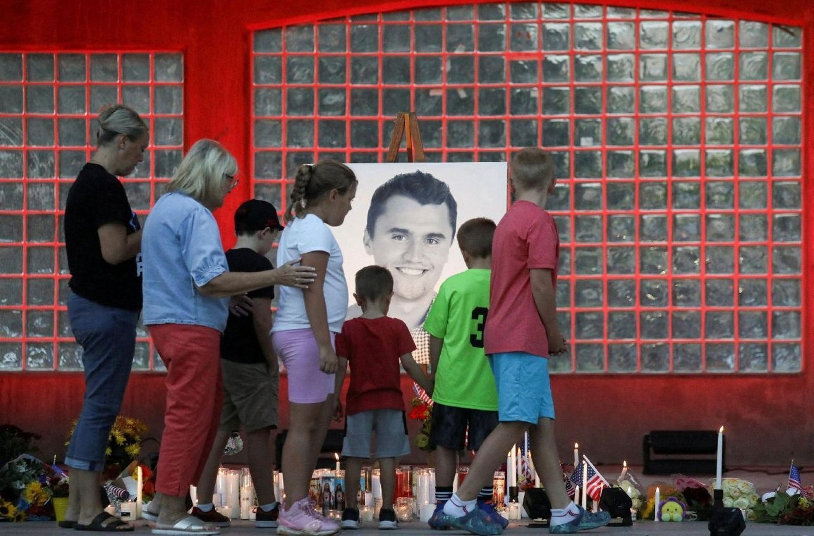 Una vigilia en memoria de Charlie Kirk en Utah