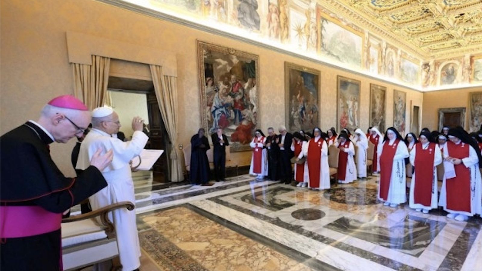 Las adoratrices perpetuas, en audiencia con el Papa