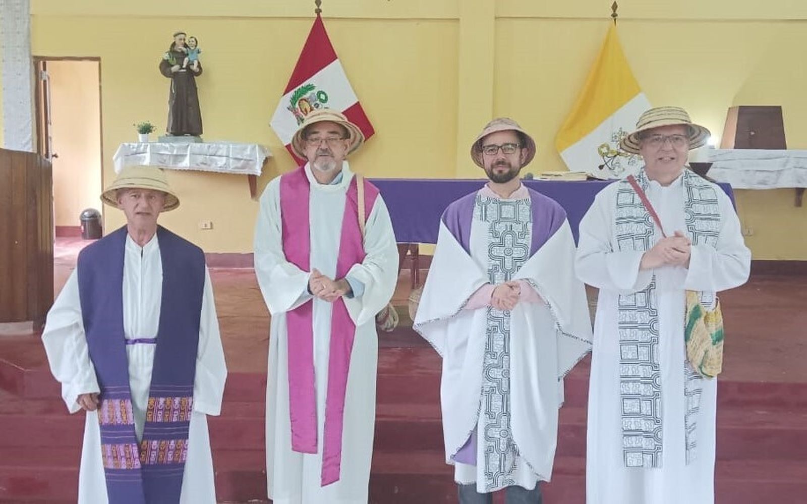 Juan Febrero, Carmelo Pérez-Aradros, Pablo Jareño y Ángel Almansa