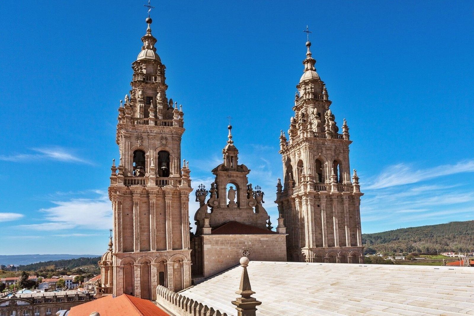 Torres de la Catedral de Santiago de Compostela