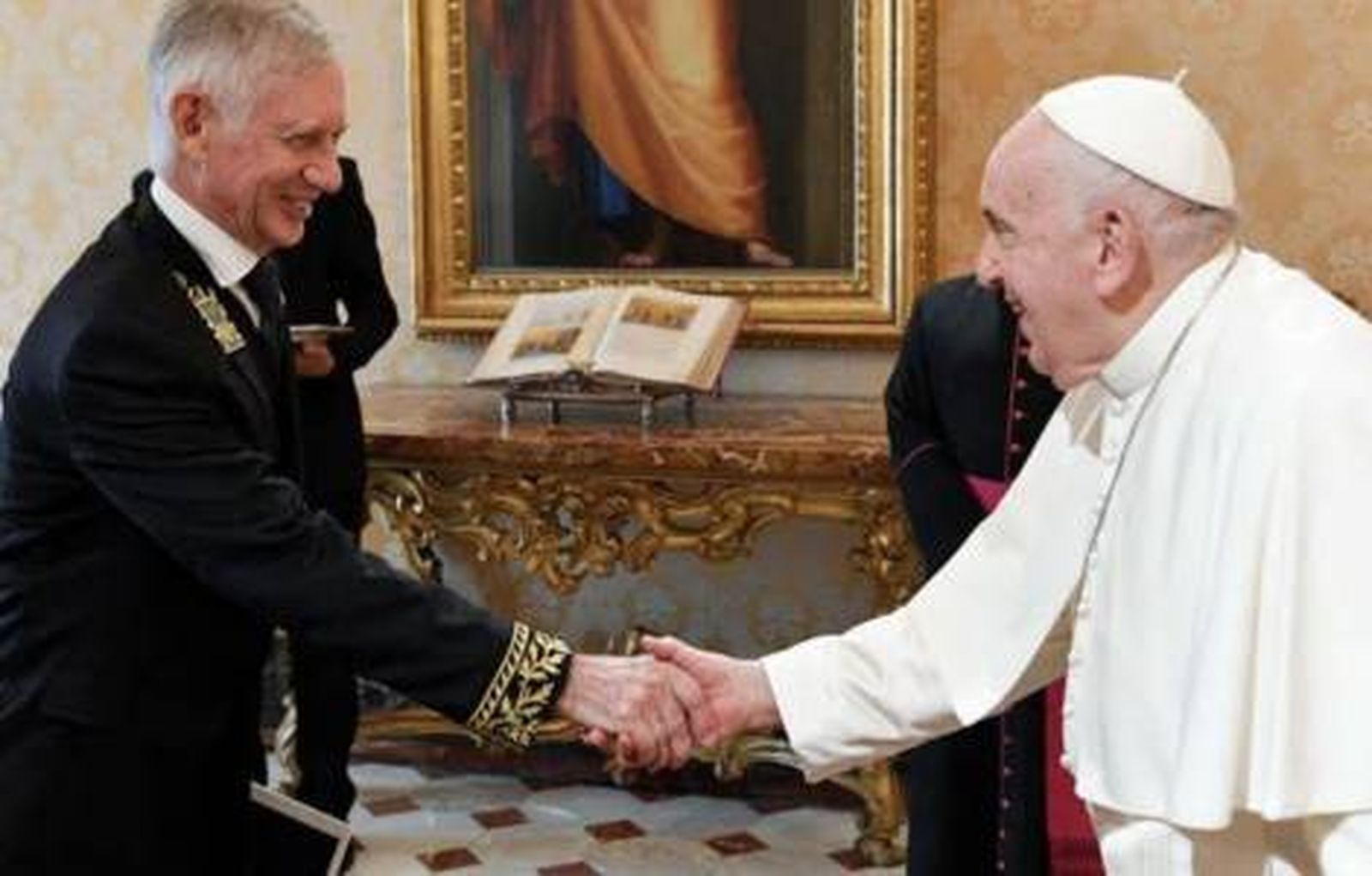 Ivan Soltanovsky presenta sus cartas credenciales al Papa Francisco