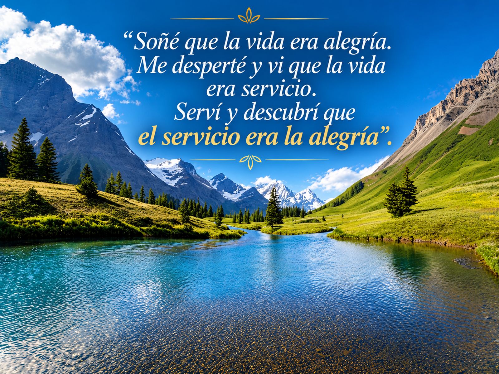 Sueña, Sirve, Encuentra Alegría