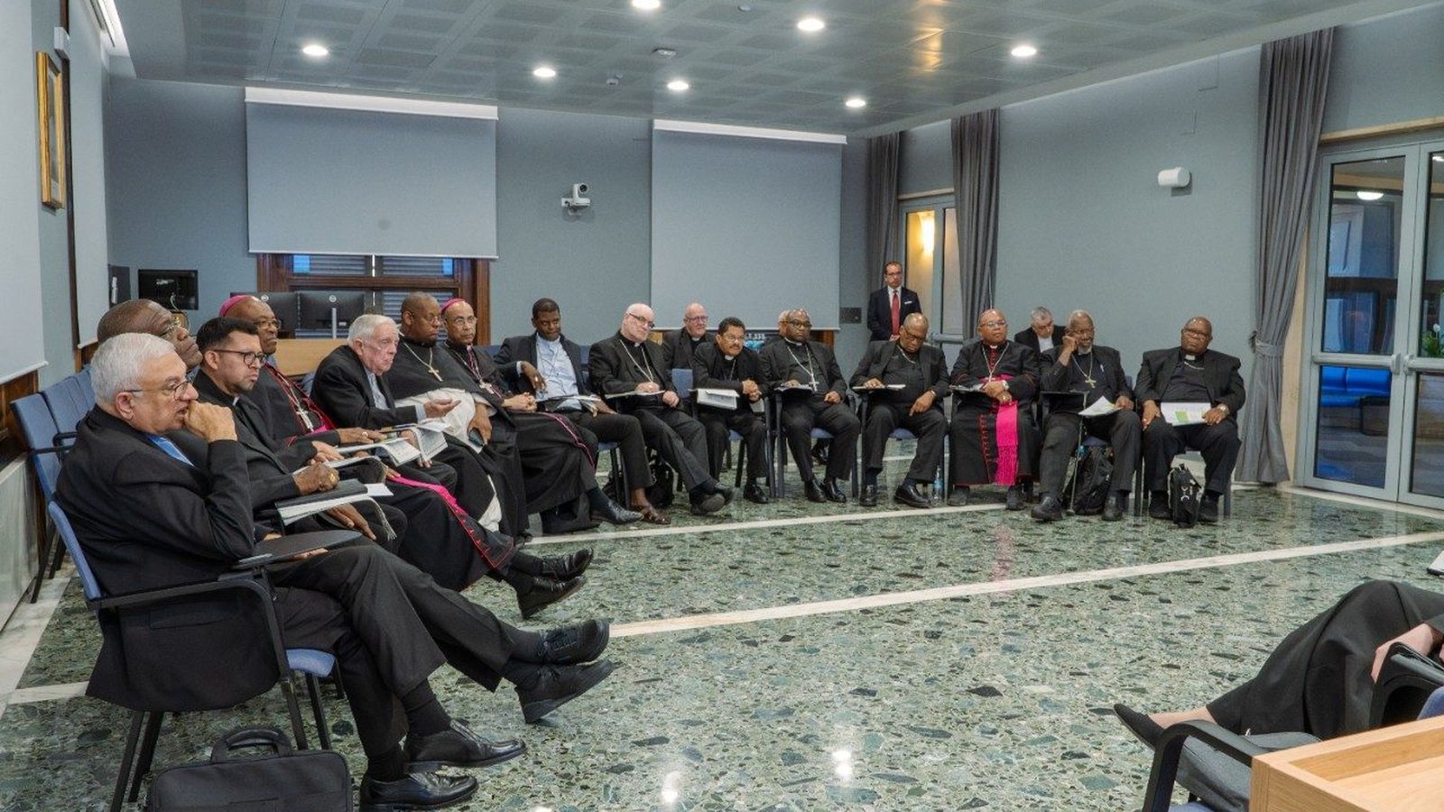 Los obispos de Las Antillas en el Dicasterio dela Comunicación