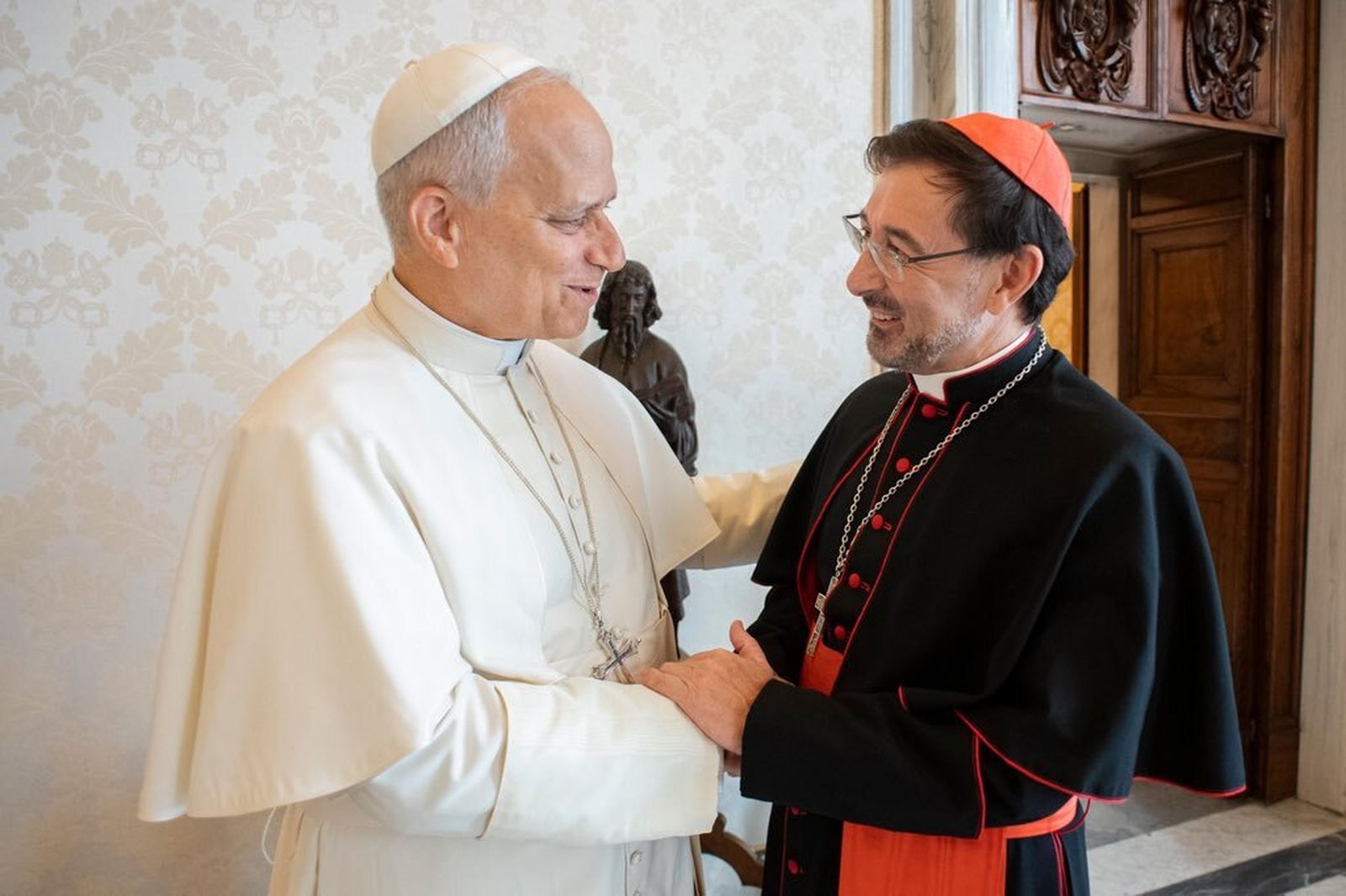 Cobo, con el Papa León