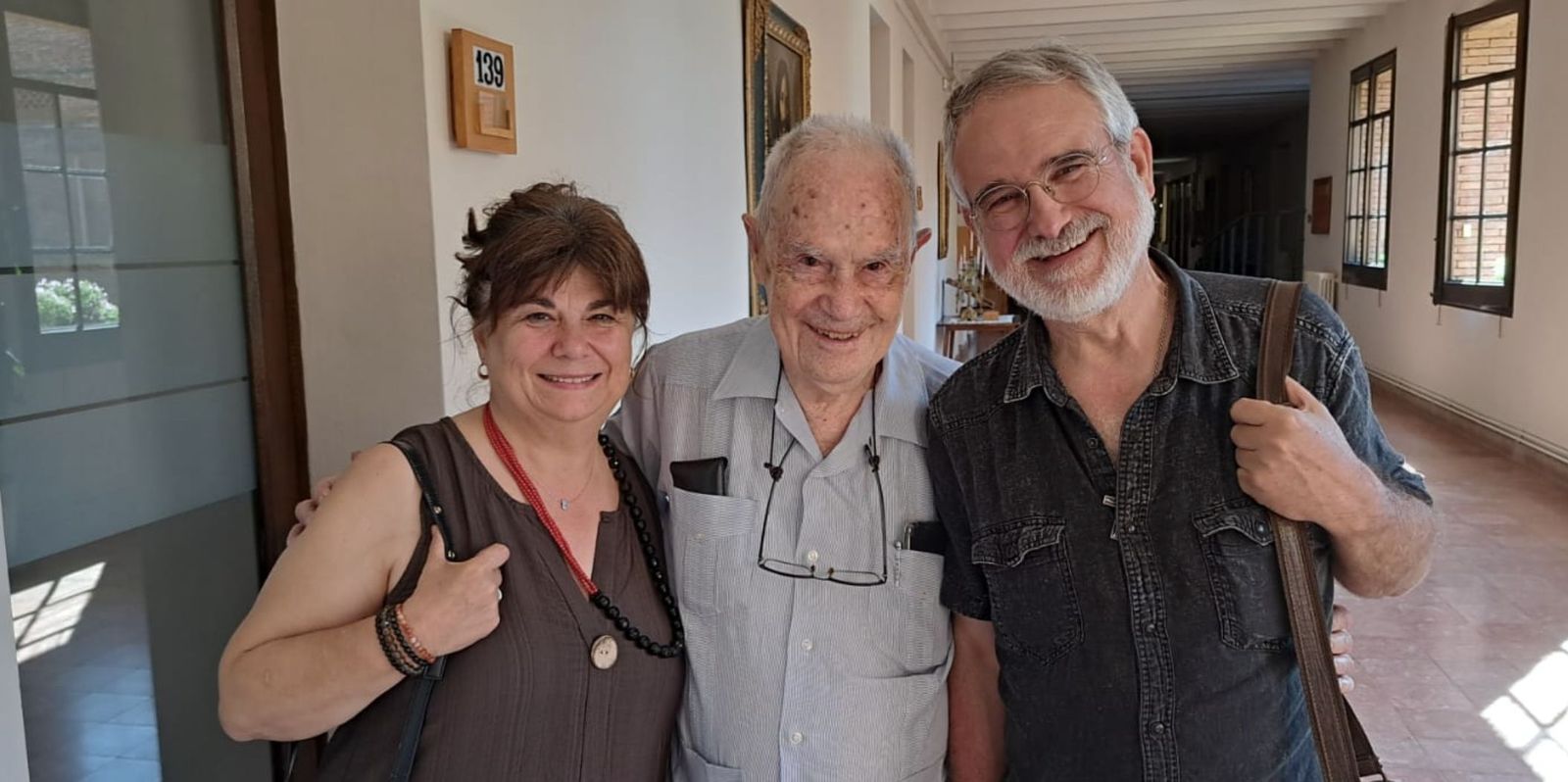 Christina, González Faus y Victorino Pérez