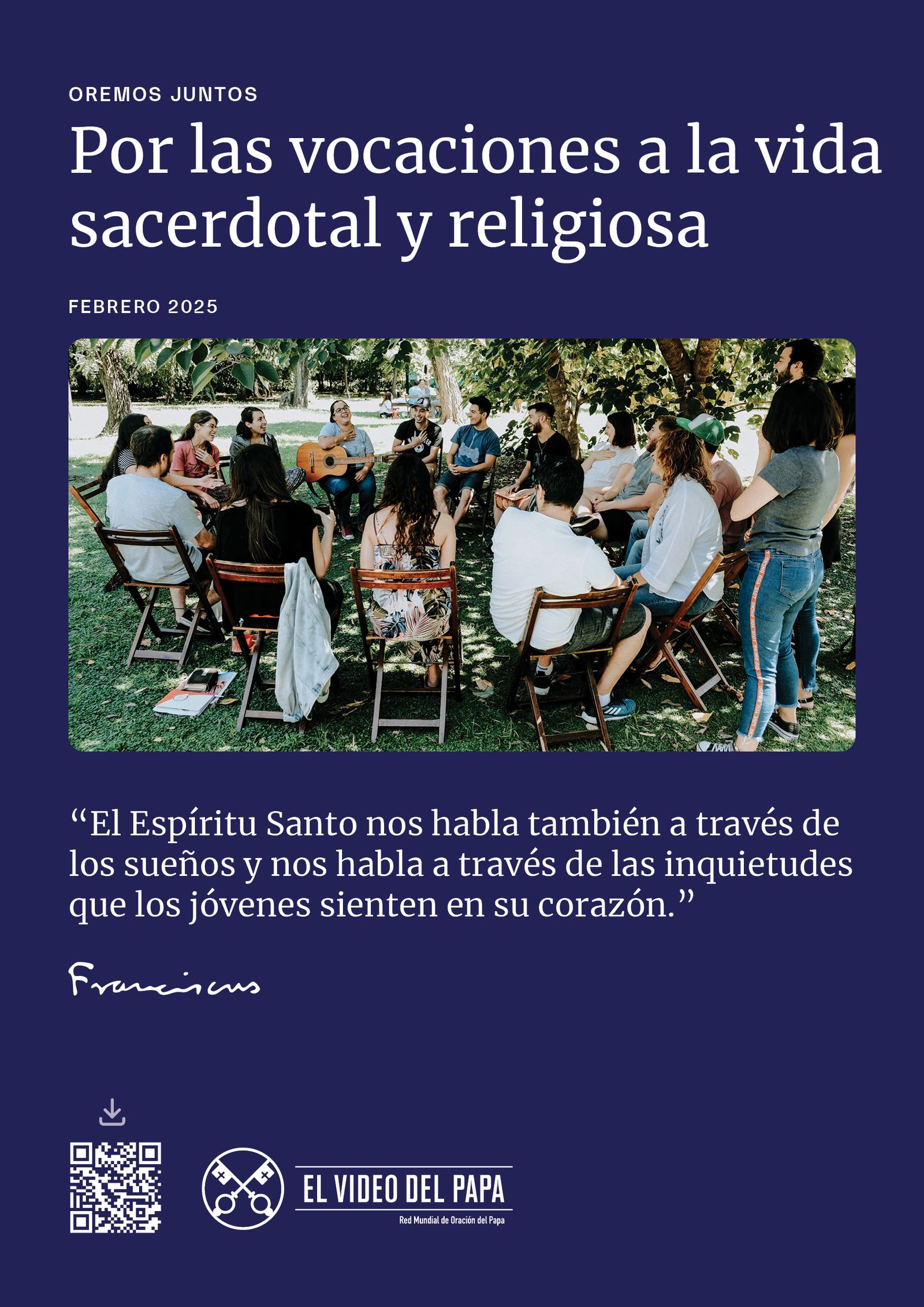 Por las vocaciones a la vida sacerdotal y religiosa