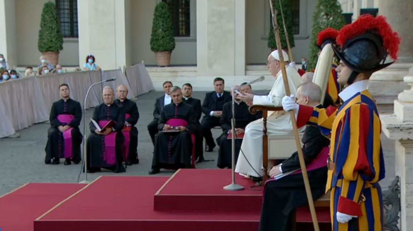 Audiencia en San Dámaso