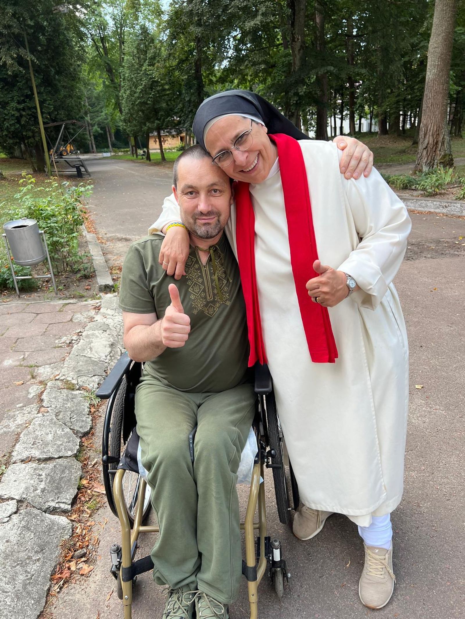 Sor Lucía Caram, en Ucrania